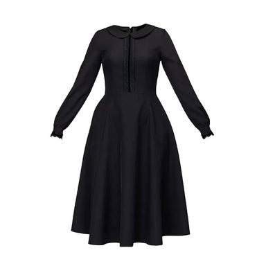 پیراهن زنانه برنس مدل آپامه رنگ مشکی