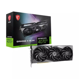 کارت گرافیک ام اس آی مدل GeForce RTX 4070 GAMING X SLIM 12G GDDR6X ظرفیت 12 گیگابایت