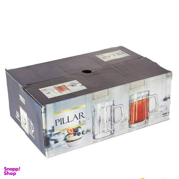 فنجان کاوه مدل پیلار کد 3274 بسته ۶ عددی