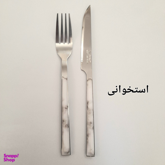 سرویس کارد و چنگال میوه خوری 12 پارچه وینکس مدل ماربل کد M22