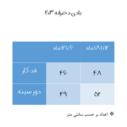 بادی نوزادی دخترانه نیروان مدل 203 -5