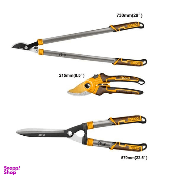 ست قیچی شاخه زن اینکو کد HLT93301 مجموعه 3 عددی