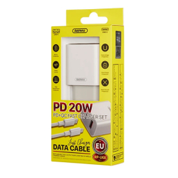 شارژر دیواری ریمکس مدل PD-U68 به همراه کابل تبدیل لایتنینگ