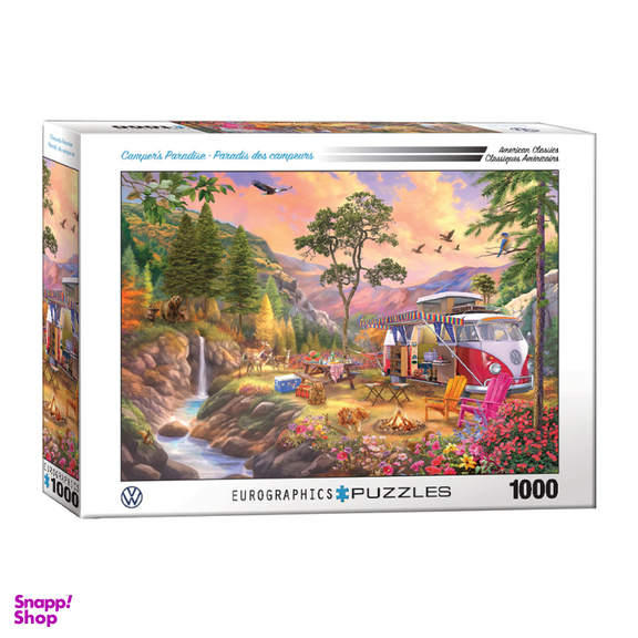 پازل 1000 تكه يوروگرافيكس پازلز كد 5866-6000