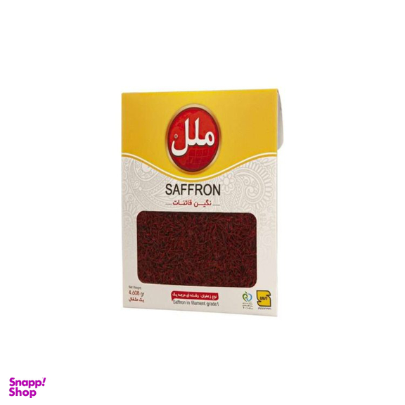 زعفران ملل وزن 1 مثقال بسته بندی پاکتی