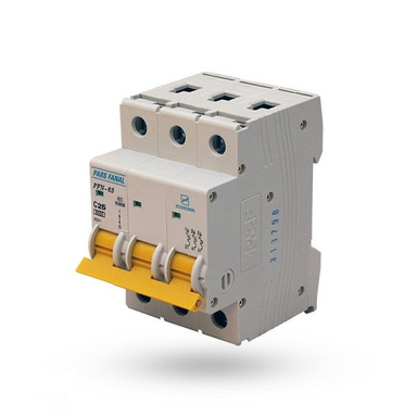 فیوز مینیاتوری سه فاز 25 آمپر پارس فانال مدل C25