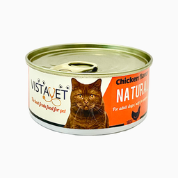 کنسرو نچرال گربه ویستاوت طعم مرغ وزن 180 گرم