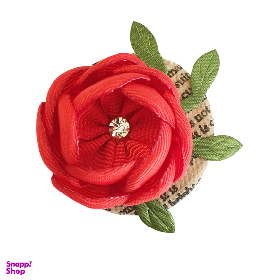 گل سینه دخترانه مدل گل رز اسکاتلندی کد 99