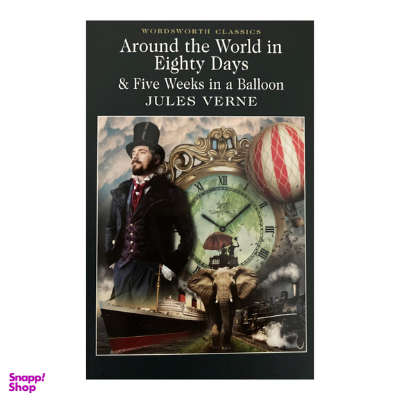 کتاب Around the World in Eighty Days & Five Weeks in a Balloon انتشارات وردز ورث ادیشن