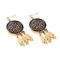 گوشواره زنانه الون مدل آویز دار مهوا کد P06220008003A