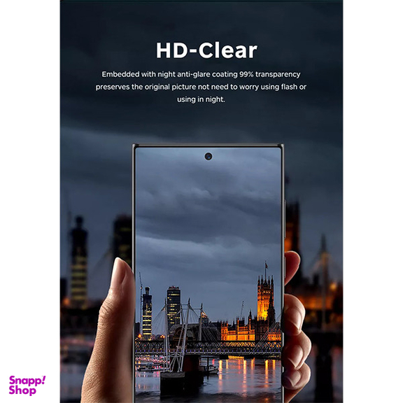 محافظ لنز دوربین بوف مدل ClrFilm مناسب برای گوشی موبایل سامسونگ Galaxy S22 Ultra