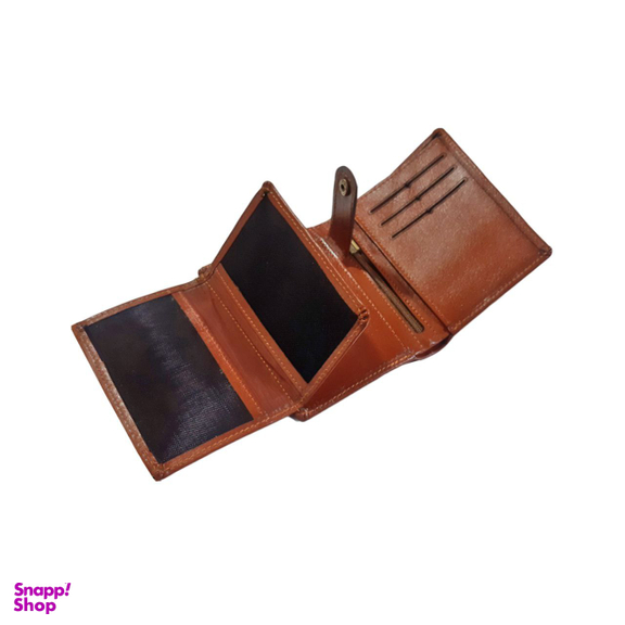 کیف پول چرم طبیعی سهند چرم مدل سامان