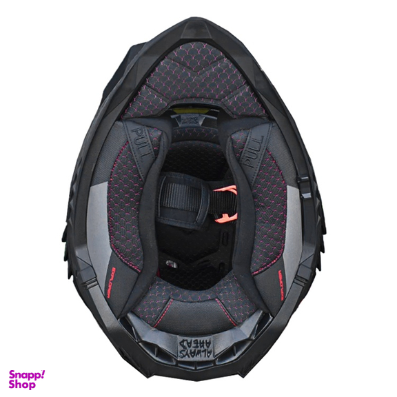 کلاه کاسکت ال اس تو مدل MX701 Carbon Extend Matt Red به همراه کاور