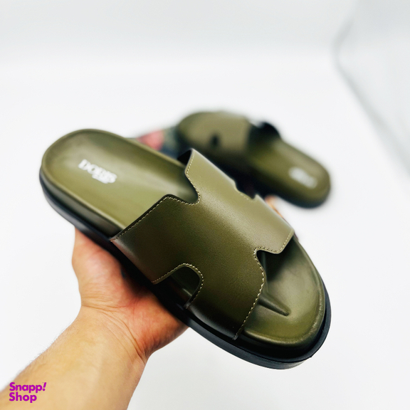 صندل طبی مردانه دوریس مدل پژمان کد 04 رنگ سبز زیتونی