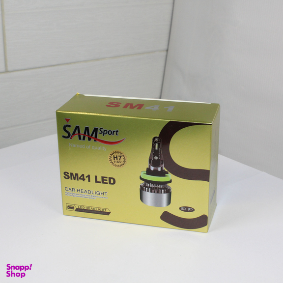 لامپ هدلایت خودرو سام مدل SM41 کد H7 بسته 2 عددی