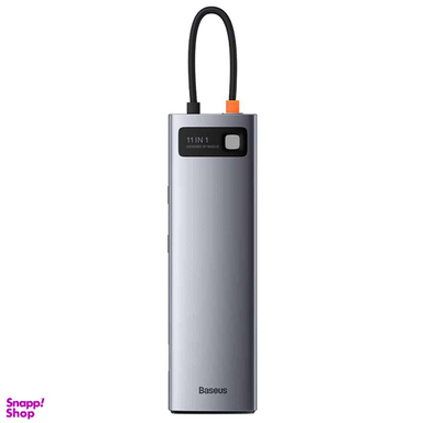 هاب 11 پورت Type-C بیسوس مدل Metal Gleam Series CAHUB-CT0G