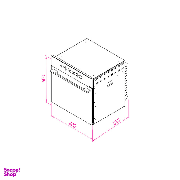 فر برقی 65 لیتری کن مدل پوینت M