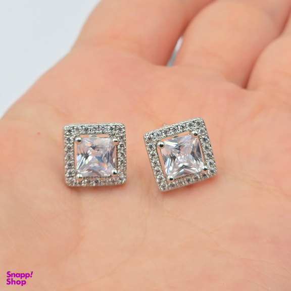 گوشواره زنانه ژوپینگ با کریستال سواروسکی کد swar56