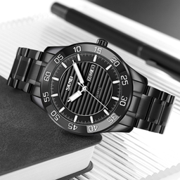 ساعت مچی عقربه ای اسکمی مدل 9293 رنگ مشکی