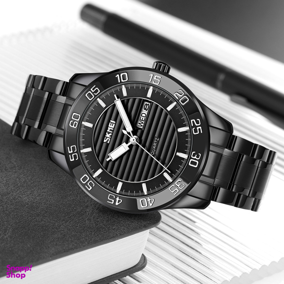 ساعت مچی عقربه ای اسکمی مدل 9293 رنگ مشکی
