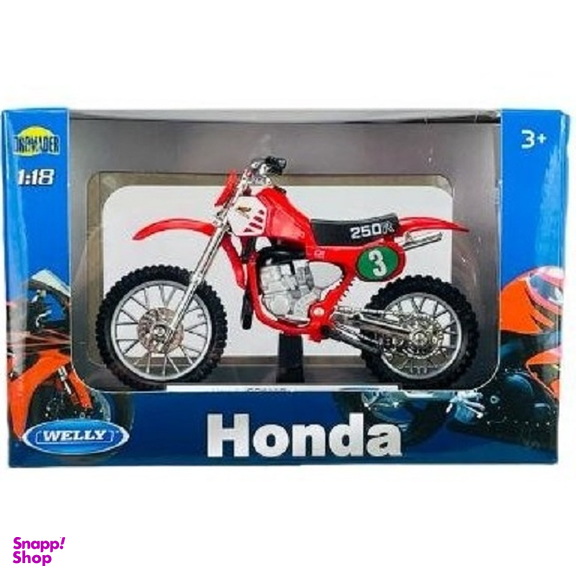 موتور ویلی مدل Honda CR250R 1/18