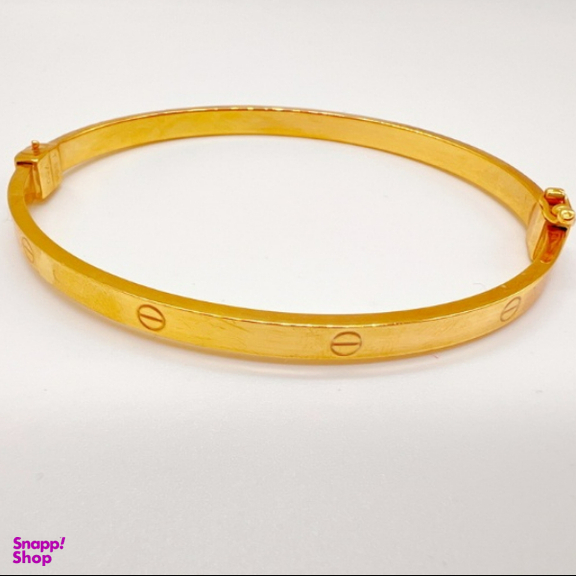 بنگل طلا 18 عیار زنانه مدل کارتیه لاو کد 04