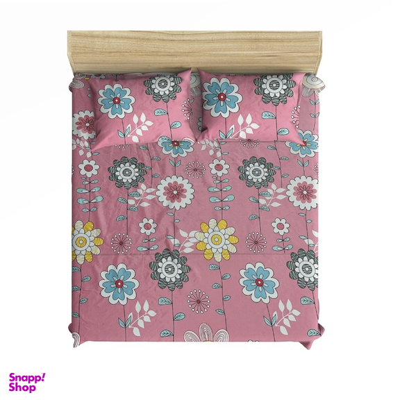 سرویس ملحفه دو نفره ۳ تکه کوکو جم مدل فندی