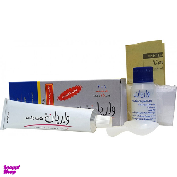 رنگ مو واریان مدل GRY3 خاکستری تیره حجم ۶۰ میلی لیتر