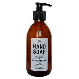 مخزن مایع دستشویی مدل HAND SOAP به همراه ظرف اسپری