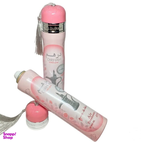 اسپری خوشبو کننده هوا ارض الزعفران مدل Pink Derham حجم 300 میلی لیتر
