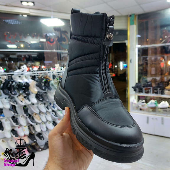 نیم بوت زنانه مدل کاپشنی