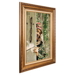 تابلو فرش دستباف سی پرشیا مدل دختر شاهسون کد 902979