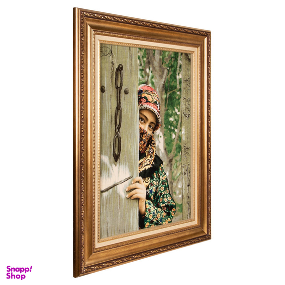 تابلو فرش دستباف سی پرشیا مدل دختر شاهسون کد 902979