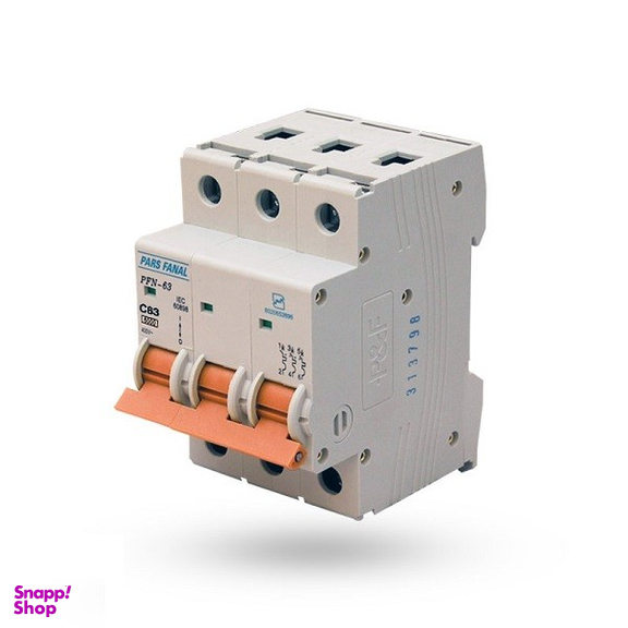 فیوز مینیاتوری سه فاز 63 آمپر پارس فانال مدل C63