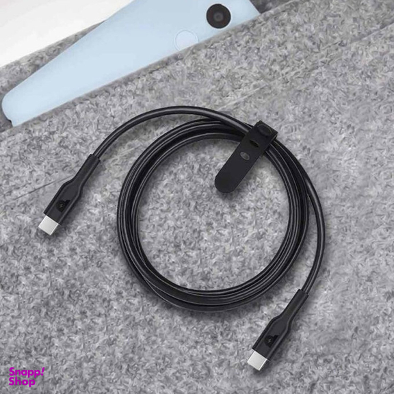 کابل شارژ دو سر Type-C پاورولوژی مدل PWCTC1M طول 1.2 متر