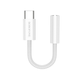 مبدل AUX OTG به USB-C بروفون مدل BV15