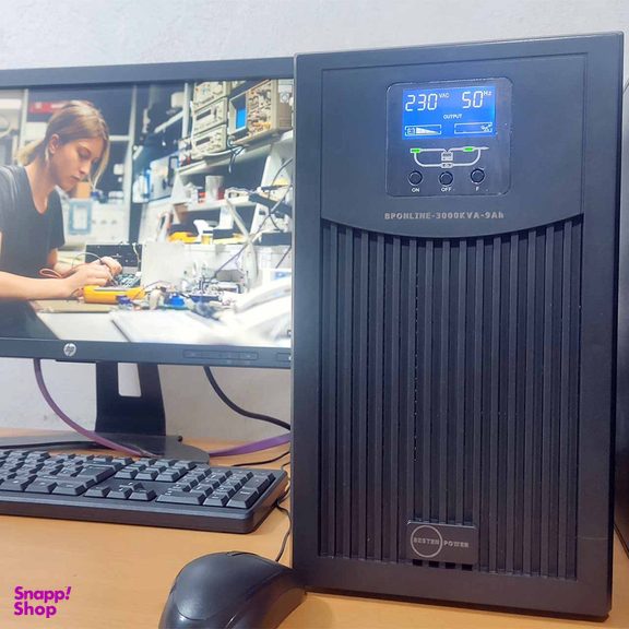 یو پی اس بستن پاور مدل BPONLINE-3000VA-9Ah ظرفیت 3000VA به همراه باتری داخلی