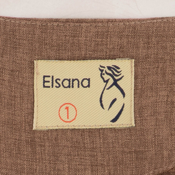مانتو زنانه السانا مدل جوانه کد 223951 رنگ دارچینی