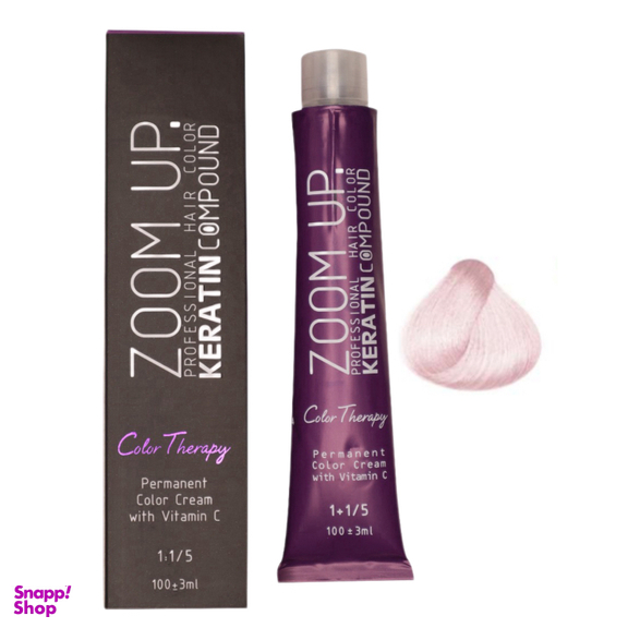 رنگ مو زوم آپ کد 90.61 رنگ صورتی حجم 100 میلی لیتر