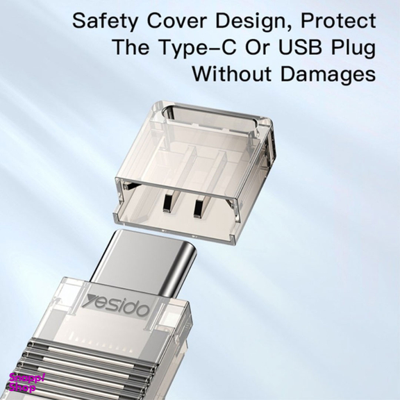 رم ریدر یسیدو مدل GS21 2in1 Type-C Plug TF