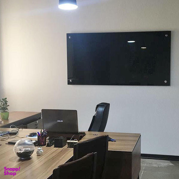 تخته وایت برد شیشه ای عکسنگ مدل LACOBEL-12060 سایز 120×60 سانتی متر