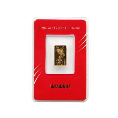 شمش طلا 24 عیار ایران شمش مدل نیک شمش طرح سیمرغ