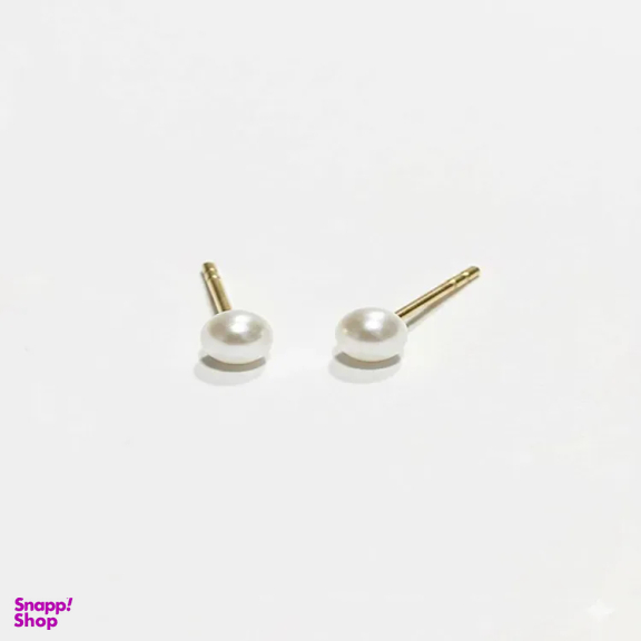 گوشواره طلا 18 عیار زنانه گالری سپینود مدل مروارید