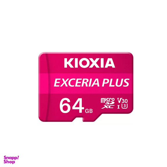کارت حافظه‌ microSDXC کیوکسیا مدل EXCERIA PLUS کلاس 10 استاندارد U3 سرعت 100MBps ظرفیت 64 گیگابایت