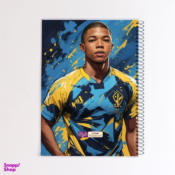 دفتر مشق ۸۰ برگ دایان طرح فیفا کد ۵۳۶۴۲ بسته ۴ عددی