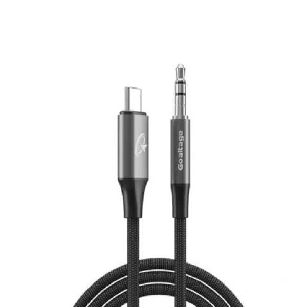 کابل AUX Jack 3.5mm به Type-C گلتیج کد CA04 طول 1 متر