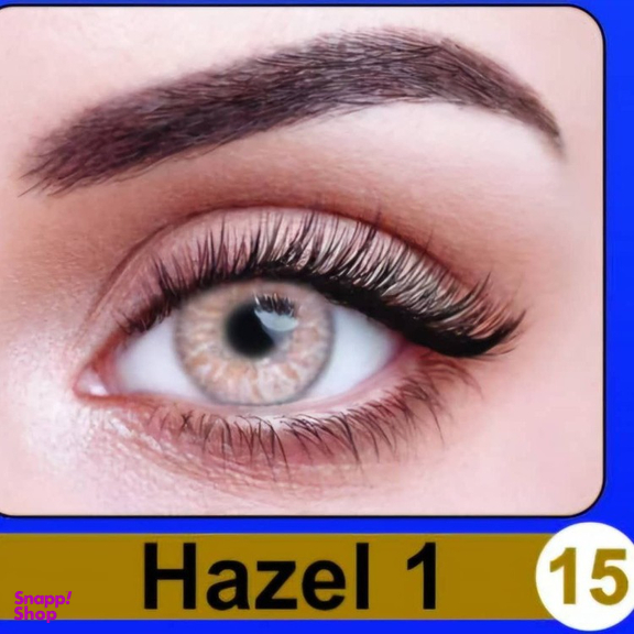 لنز چشم سالیانه نیوویژن رنگ Hazel 1 شماره 15