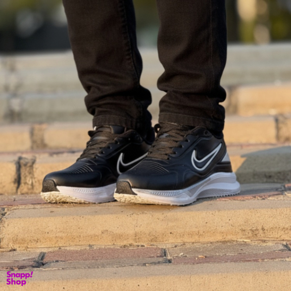 کتانی مردانه طرح نایکی مدل زوم کد NDRNA5001 رنگ مشکی