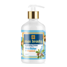 کرم آبرسان مکس بیوتی مدل Shea Butter حجم ۴۰۰ میلی لیتر