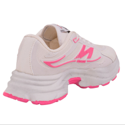 کفش پیاده روی زنانه مدل نیو فیس کد 14 رنگ سفید صورتی